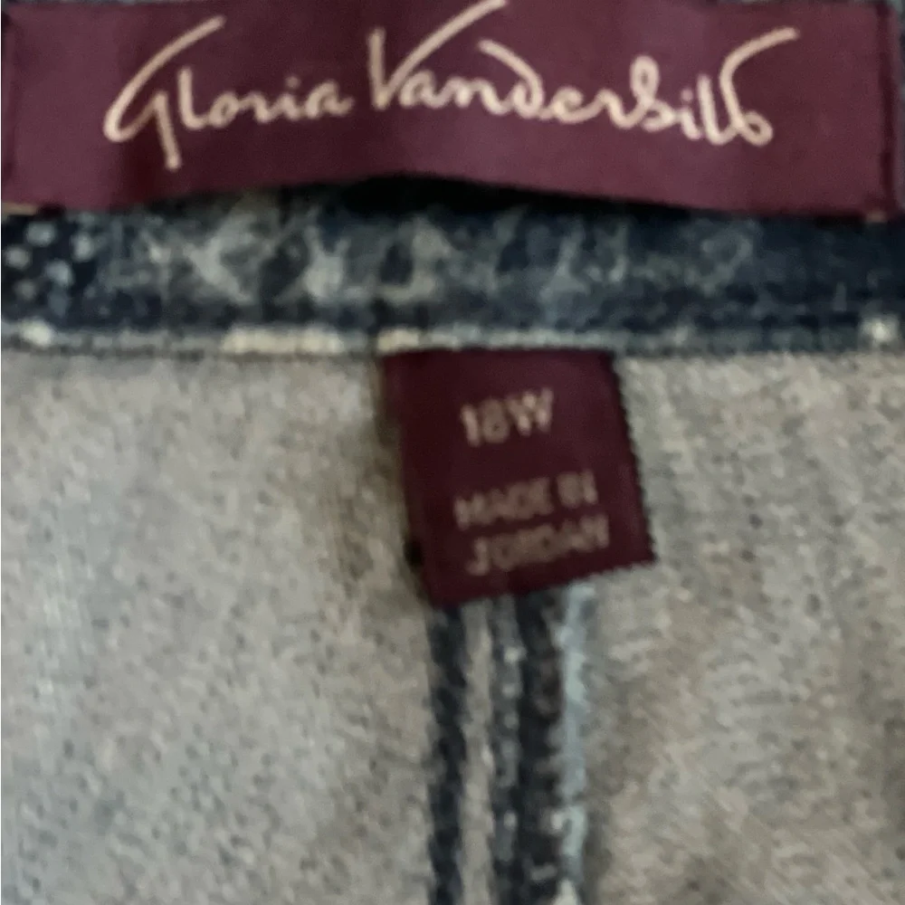 Floral Blue Jeans - Picture 4 of 4